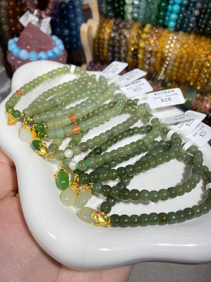 Hetian jade abacus beads