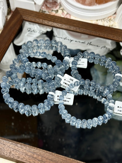 Light blue Melaleuca blue rabbit fur ghost