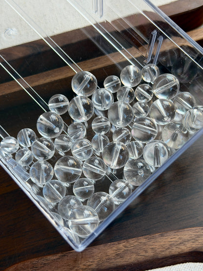 净体白水晶单珠