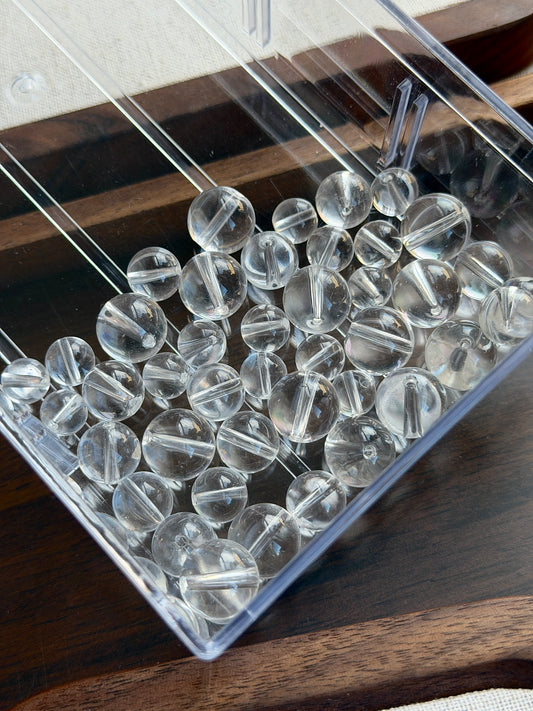 净体白水晶单珠