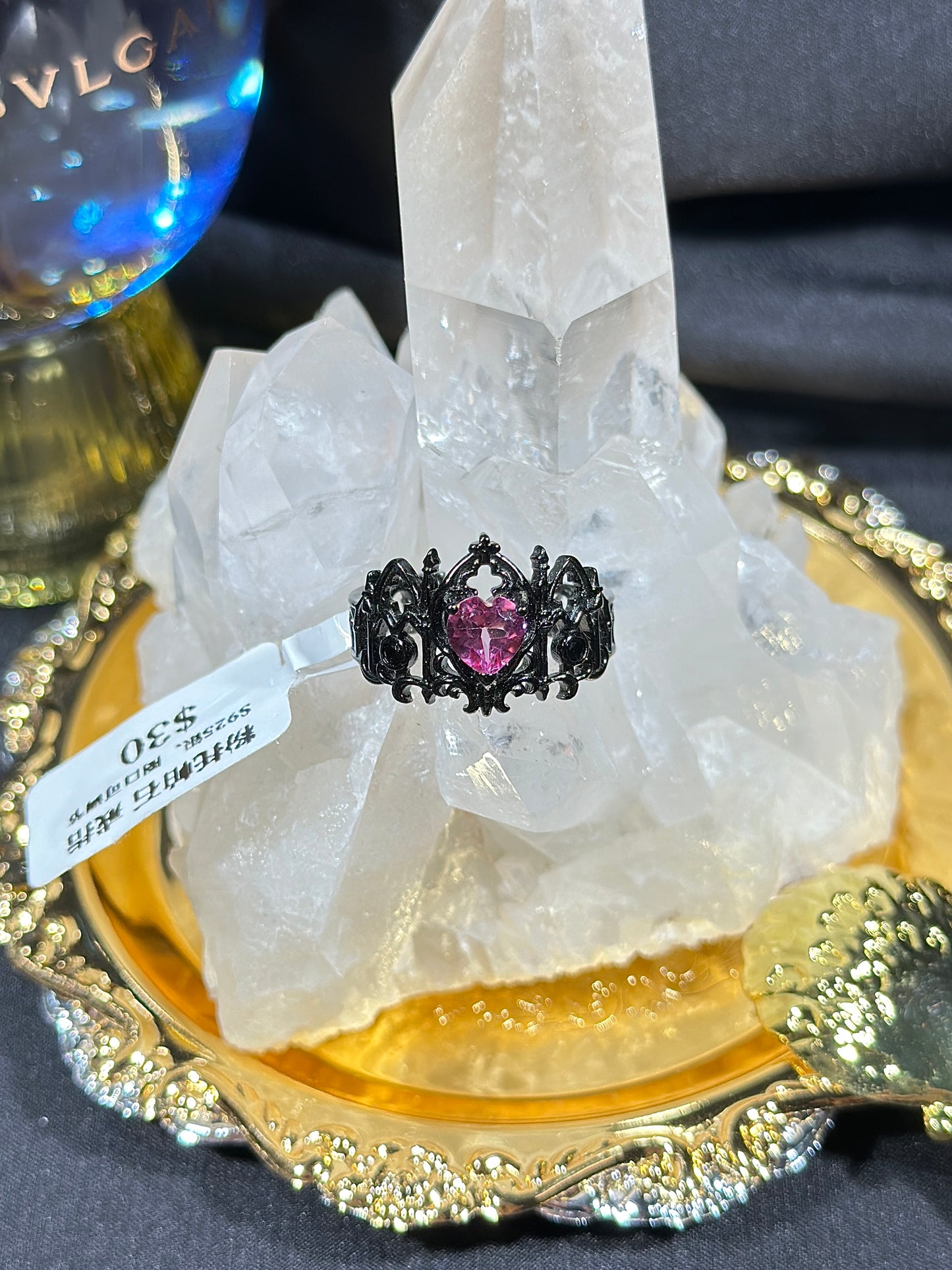 Pink Topaz S925 Silver Ring