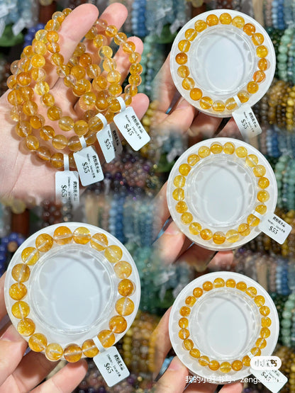 Brazilian yellow gum flower crystal