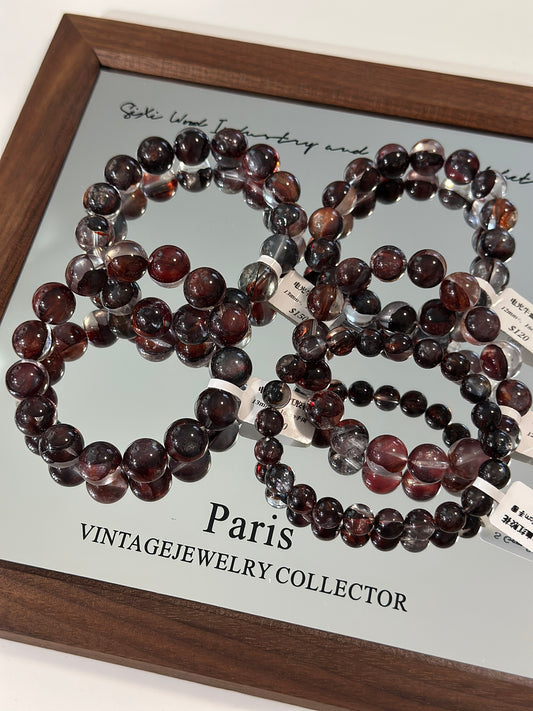 Electric oxblood red gum flower