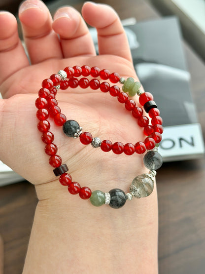 设计款 | 红玛瑙多圈