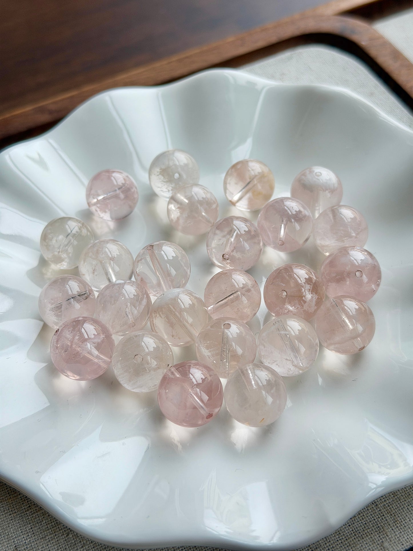 粉雪花幽灵单珠