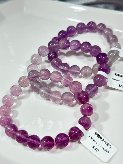 粉紫渐变色萤石