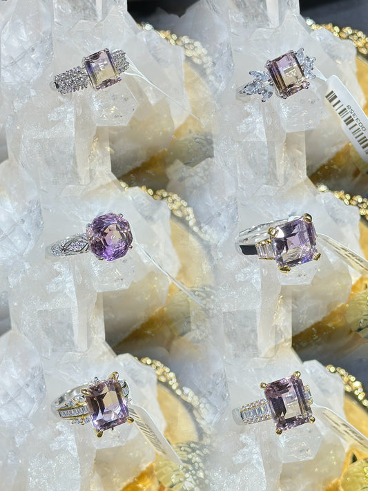 Ametrine S925 Silver Ring