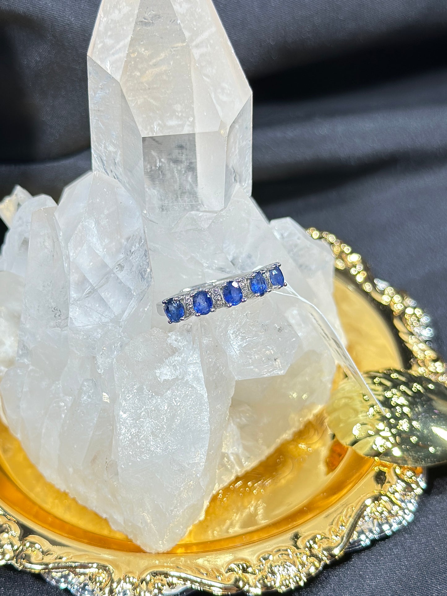 Sapphire S925 silver ring-2