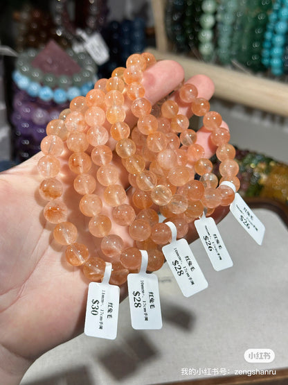 Red rabbit fur crystal