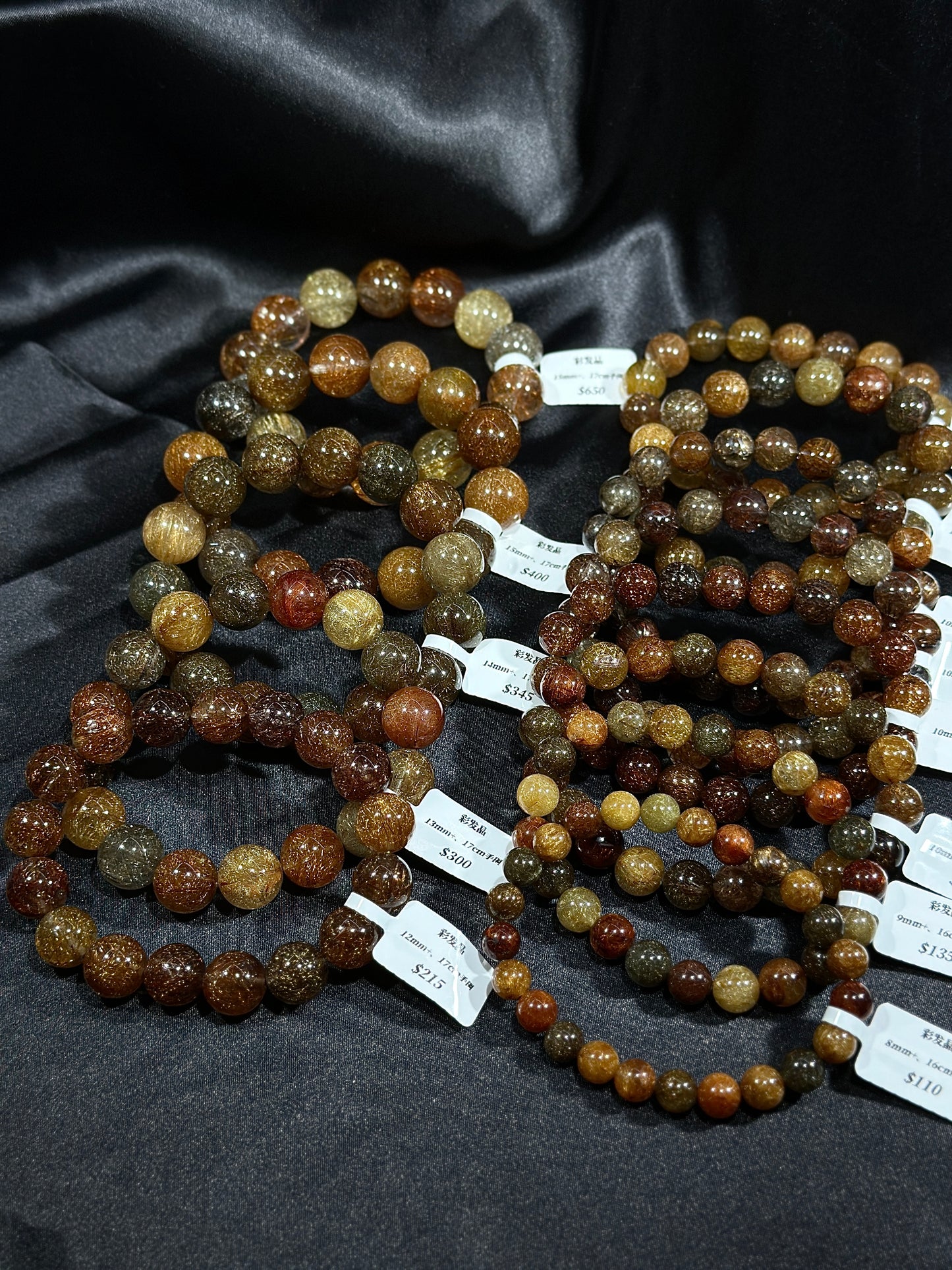 Colored Rutilated Quartz