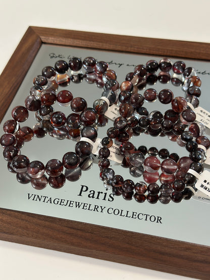 Electric oxblood red gum flower