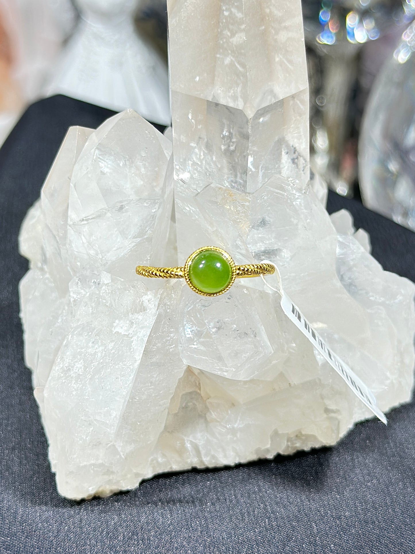 和田玉S925银戒指