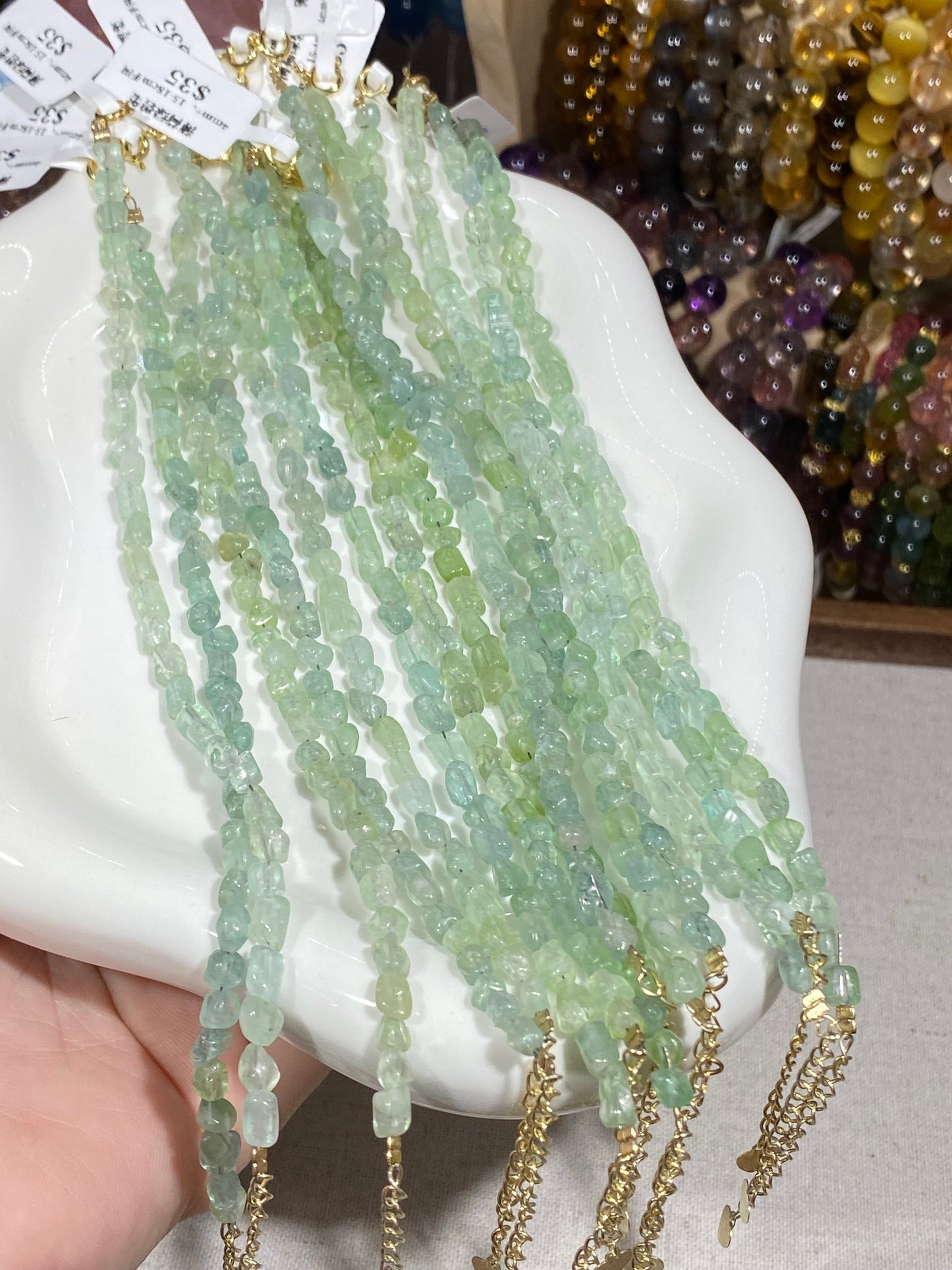 Mint green tourmaline