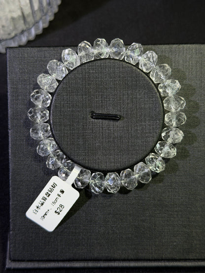 白水晶算盘钻切