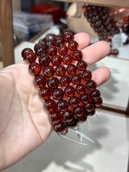 Orange-red garnet