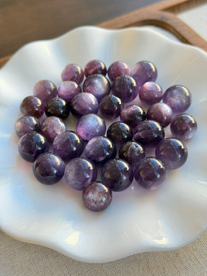 紫锂云母单珠