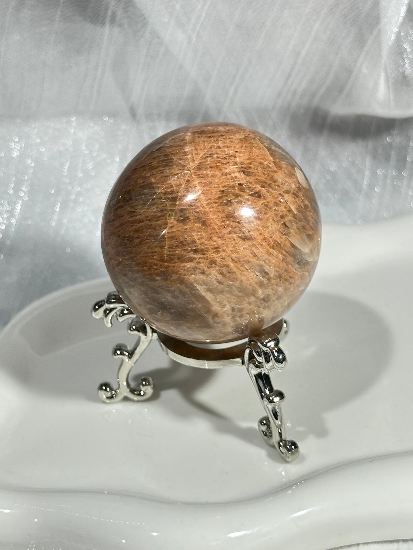 Orange Moonlight Crystal Ball