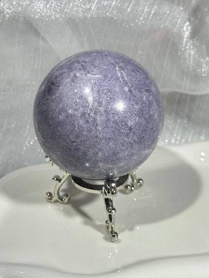 Plum Blossom Tourmaline Crystal Ball