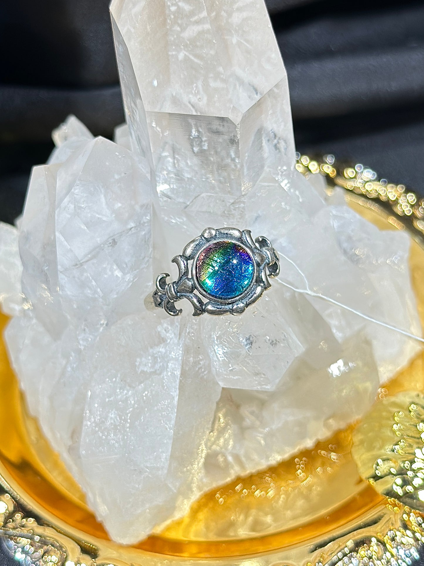 Colorful Sky Iron S925 Silver Ring