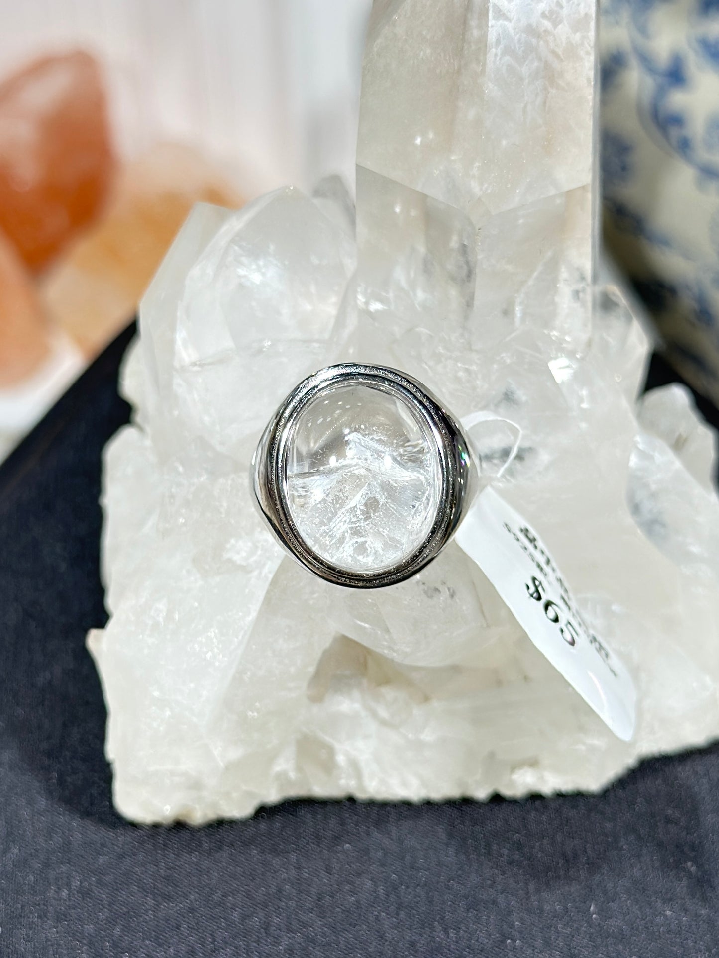 晶中晶S925银戒指