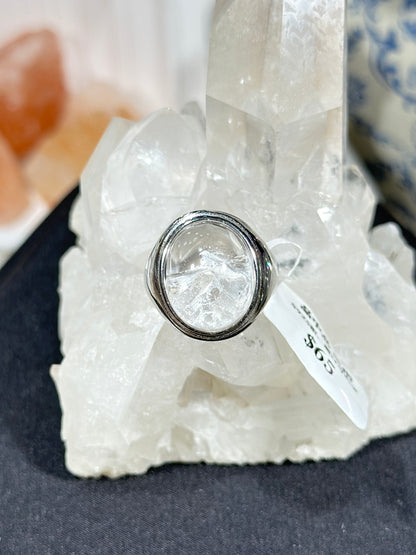 晶中晶S925银戒指