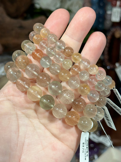 Brushed colored rabbit fur crystal