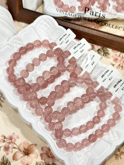 Gold Powder Strawberry Quartz