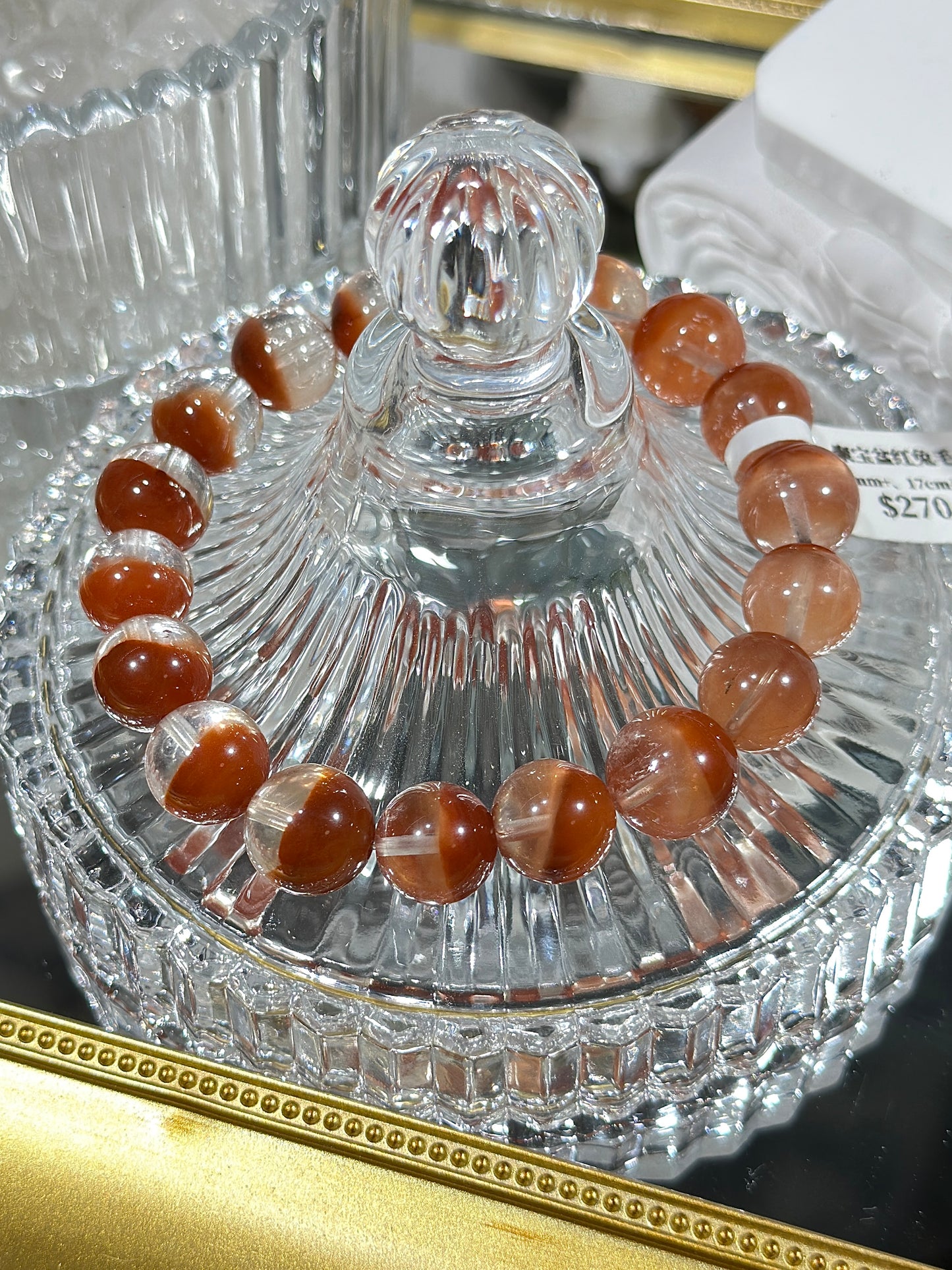 Cornucopia Red Rabbit Fur Crystal