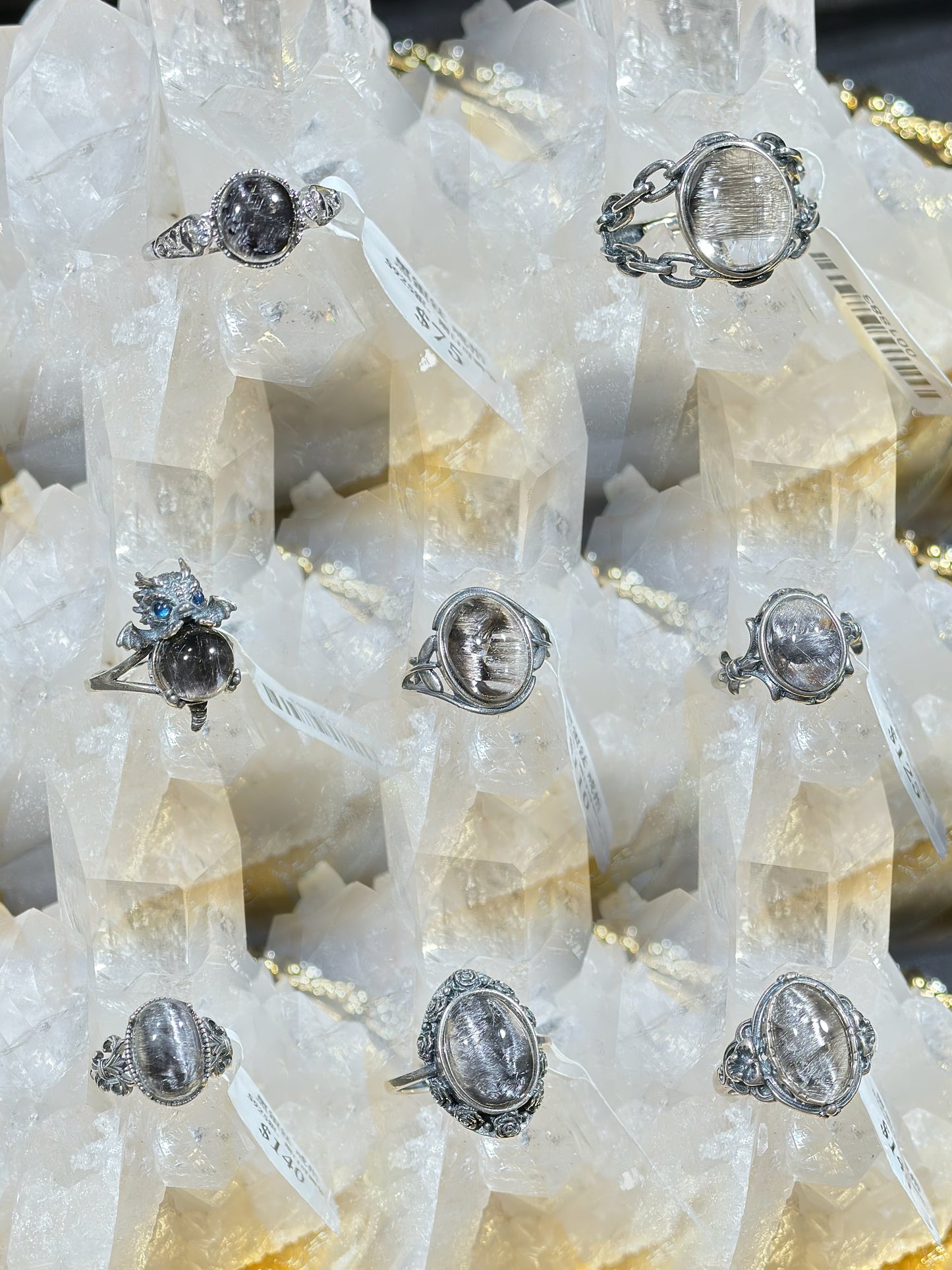 黑银钛S925银戒指