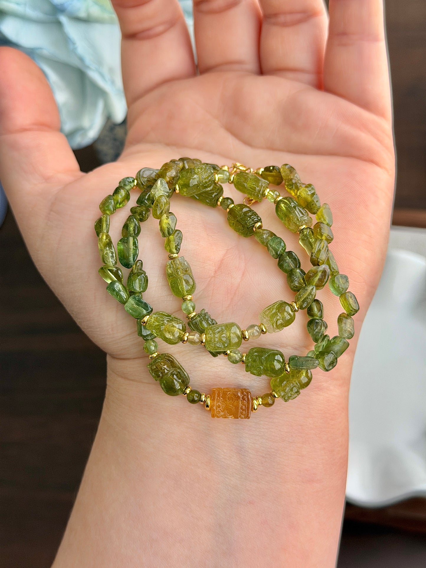 设计款 | 绿碧玺长链