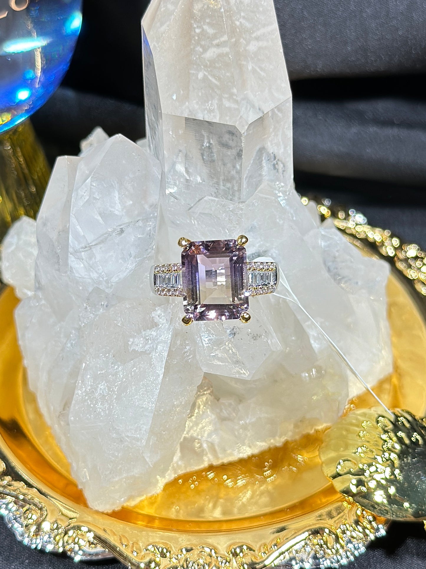 Ametrine S925 Silver Ring