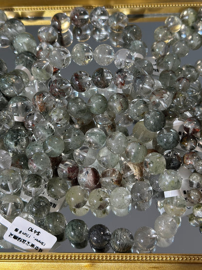 Monet Cornucopia Green Phantom Crystal