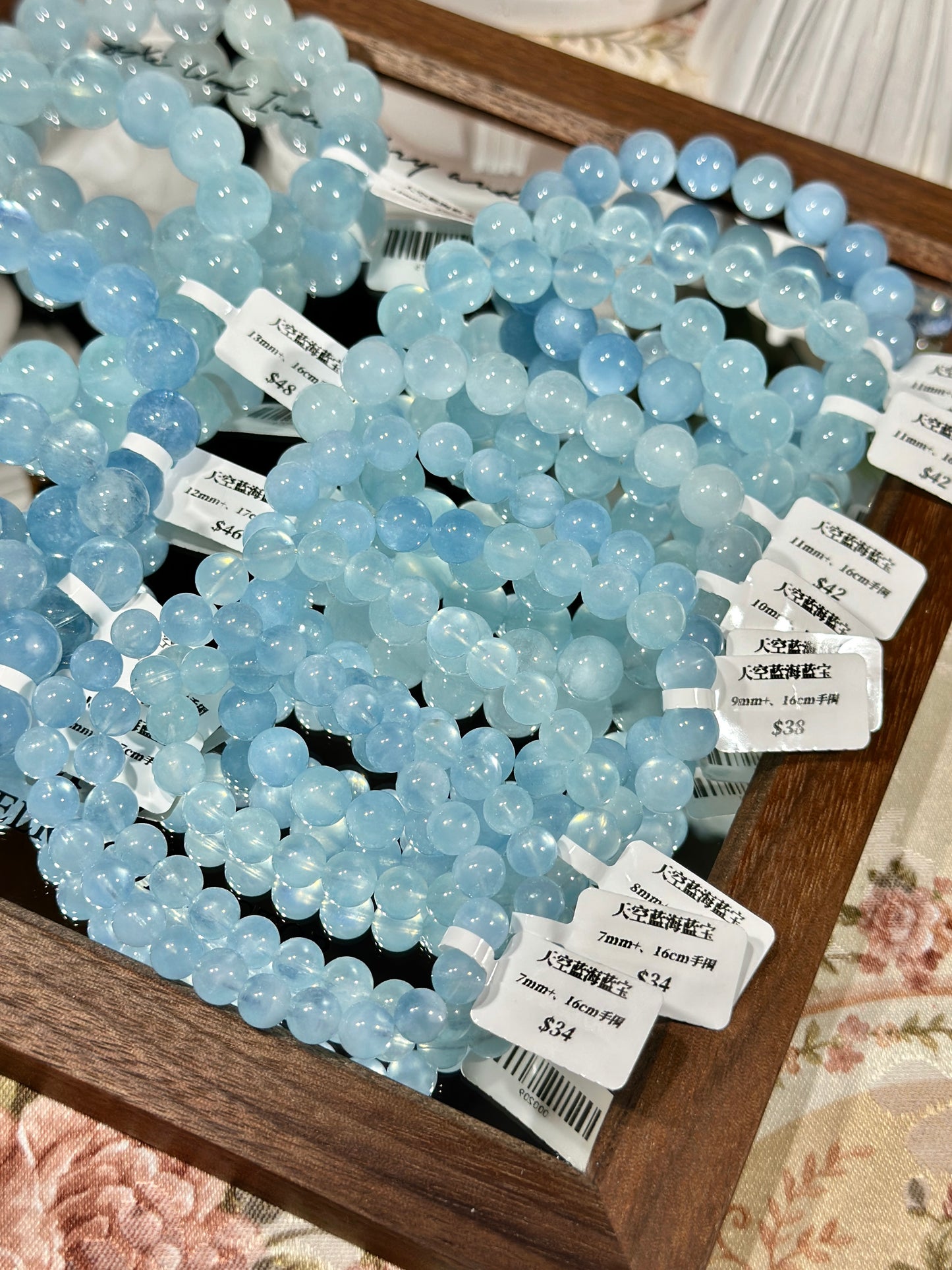 Sky blue sea sapphire