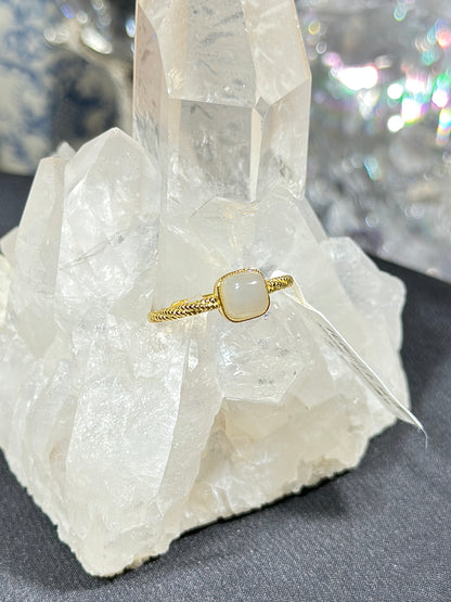 和田玉S925银戒指