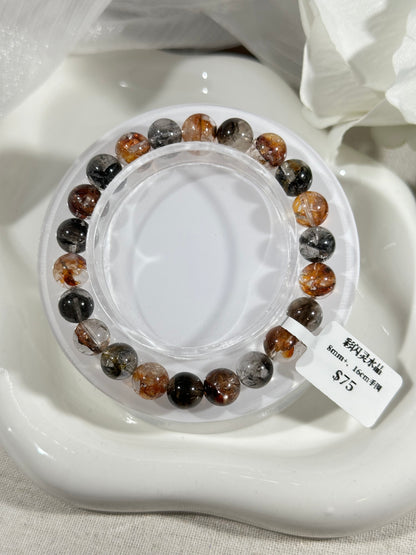 Red sparkling crystal