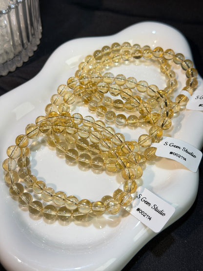 净体巴西黄水晶多圈