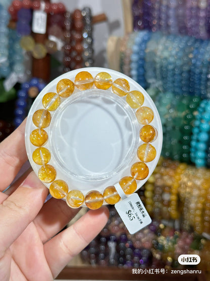Brazilian yellow gum flower crystal