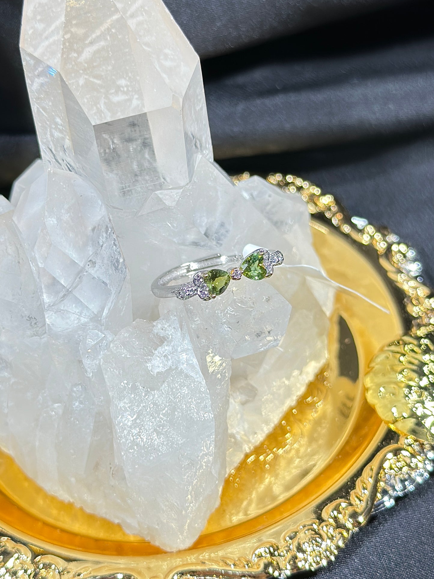 Peridot S925 silver ring-1