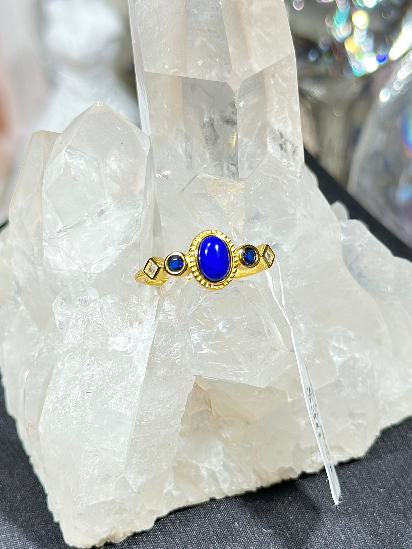 青金石S925银戒指