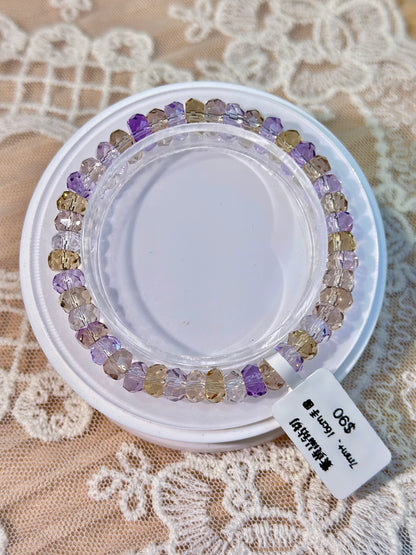 Ametrine Diamond Cut