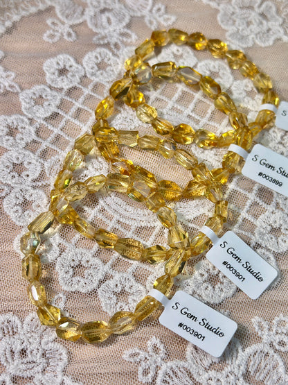 Clean citrine free shape