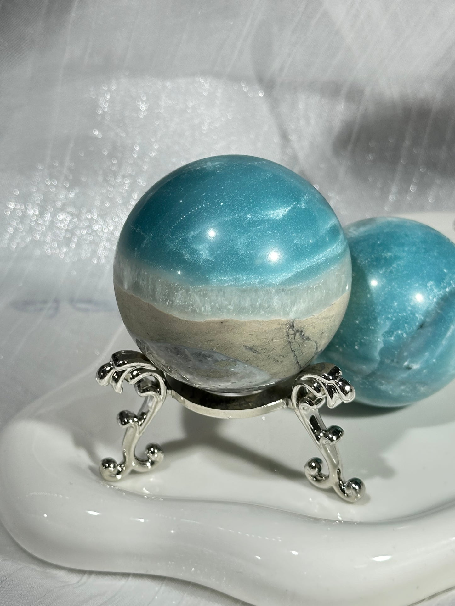 Amazonite crystal ball