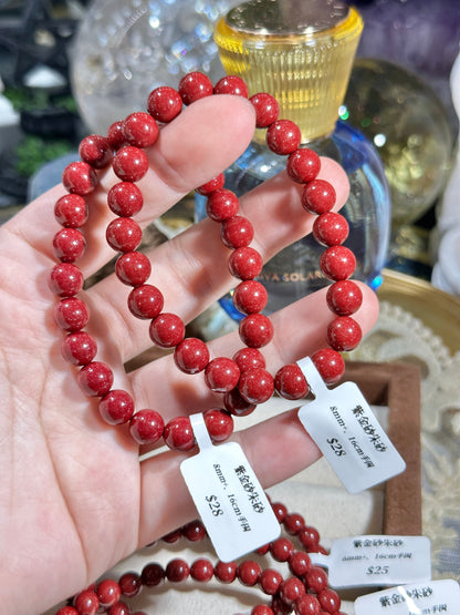 Purple gold sand cinnabar