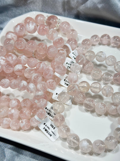 Pink Snowflake Ghost Crystal