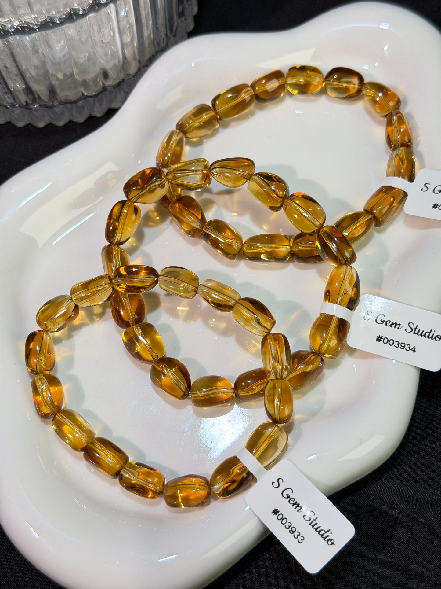 净体金红黄水晶糖豆