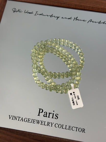 Green grape stone three circles