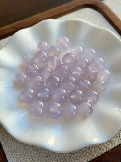 Purple Chalcedony Single Bead