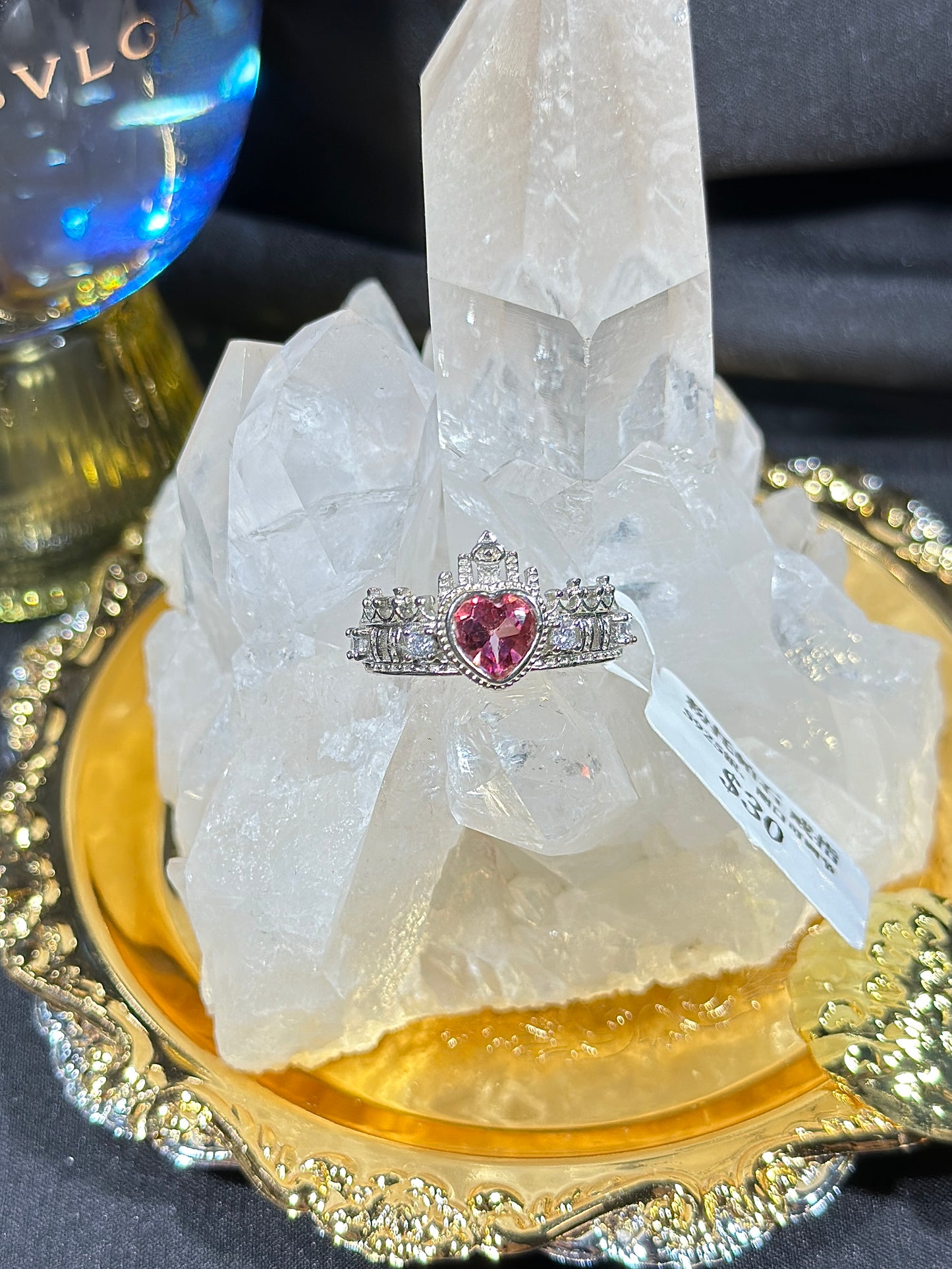 Pink Topaz S925 Silver Ring