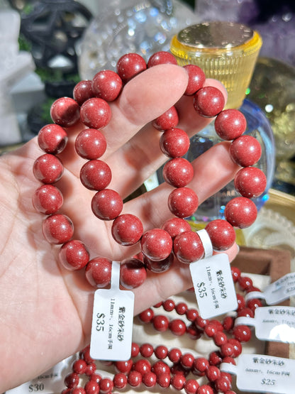 Purple gold sand cinnabar