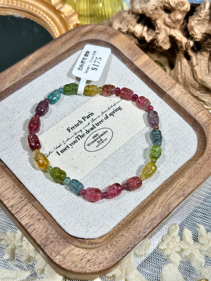 Color Coded Tourmaline Pixiu